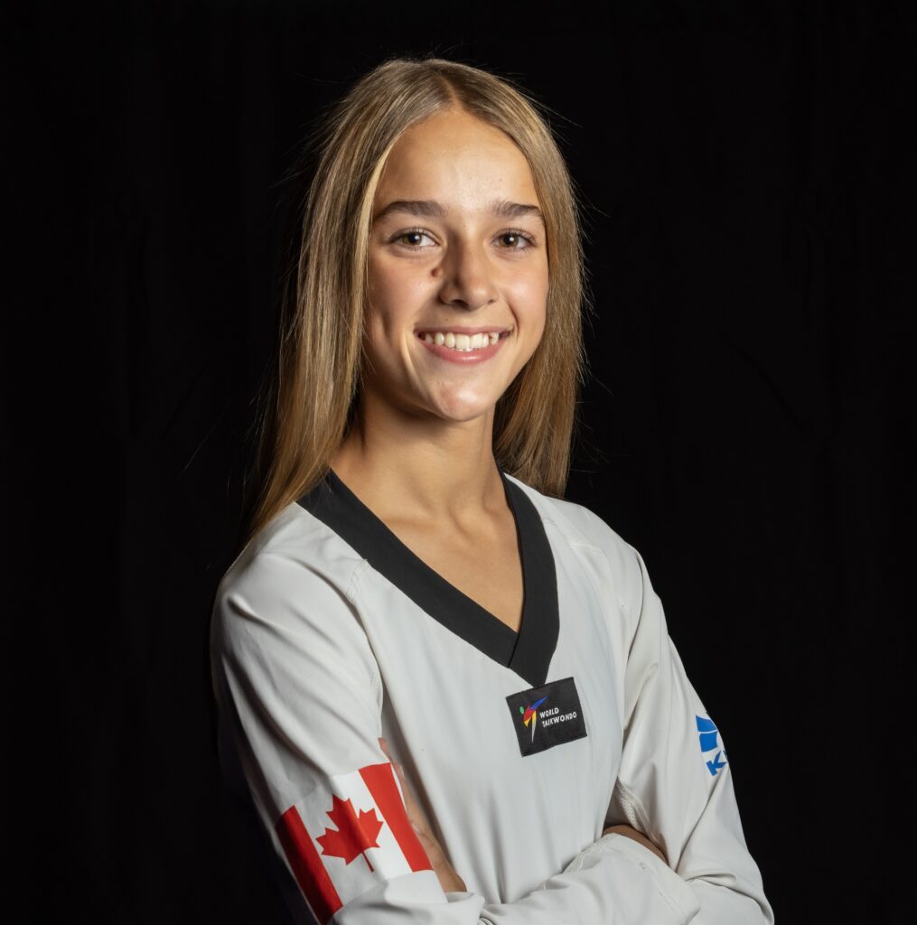 Mackenzie Hill, 1st Dan taekwondo athlete and medalist at Black Belt World