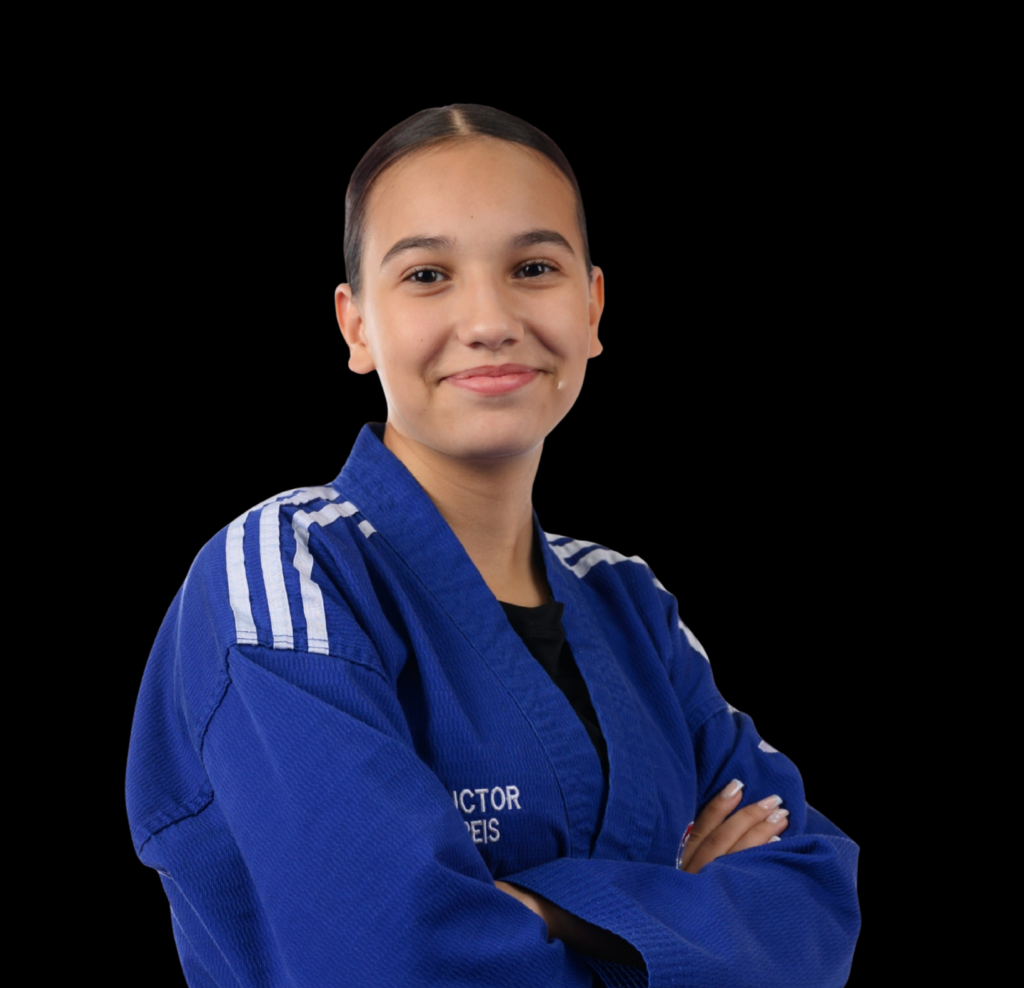 Instructor Ines Reis, 3rd Dan Kukkiwon taekwondo instructor at Black Belt World