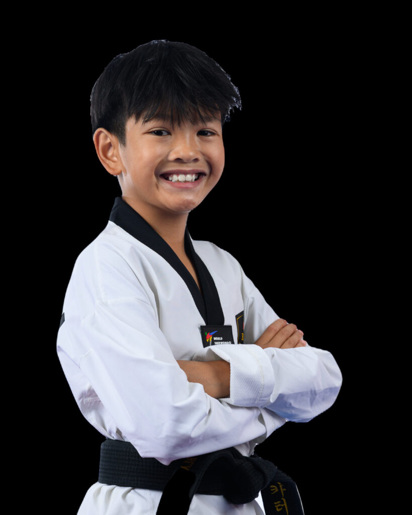 Carter Lam, 1st Dan taekwondo athlete and medalist at Black Belt World