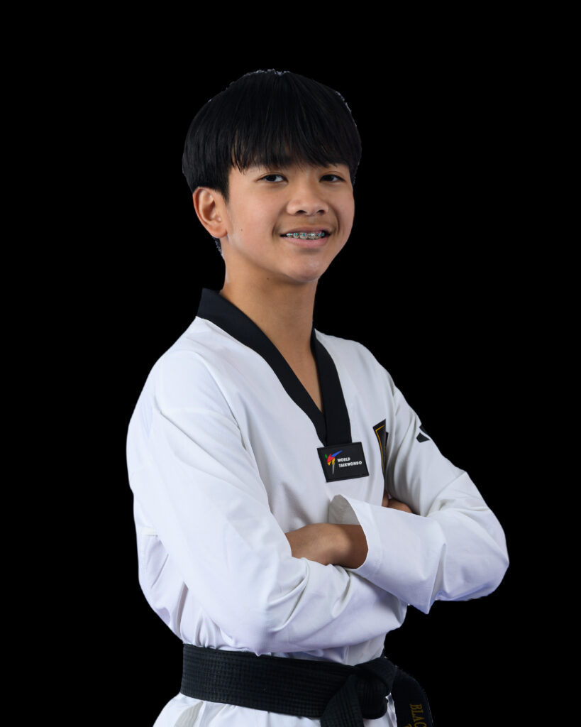 Marcus Lam, 2nd Dan taekwondo athlete and medalist at Black Belt World