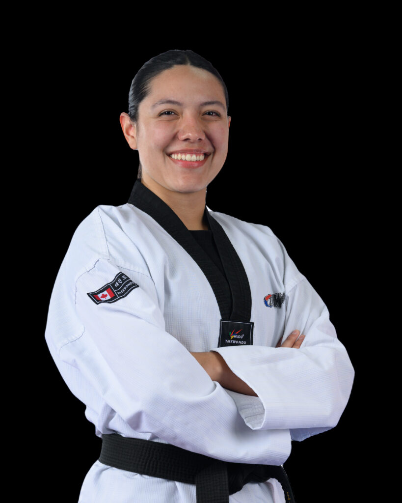 Instructor Monica Andrade, 2nd Dan Kukkiwon taekwondo instructor at Black Belt World